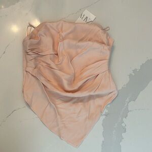 ZARA CUTE V FIGURE CUTE CORSET NEW WITH TAGS M PINK